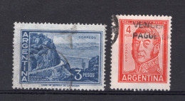 ARGENTINIE Yt. 605/605A° Gestempeld 1959-1962 - Usados