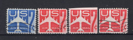 UNITED STATES Yt. PA50/51° Gestempeld Luchtpost 1958-1960 - 2a. 1941-1960 Gebraucht