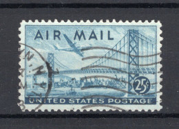UNITED STATES Yt. PA38° Gestempeld Luchtpost 1947 - 2a. 1941-1960 Oblitérés