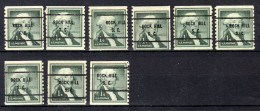 UNITED STATES Yt. 587a (*) Precancelled Rock Hill S.C.9 St. - Voorafgestempeld