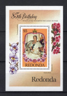 REDONDA Blok 85th Birthday Queen Elizabeth  - Antigua En Barbuda (1981-...)
