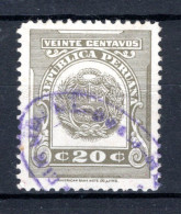 PERU Yt. Revenue Stamp 20 C - Perú