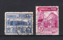 PERU Yt. 359/360° Gestempeld 1938 - Perú