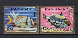 PANAMA Yt. PA450/451° Gestempeld Luchtpost 1968 - Panama