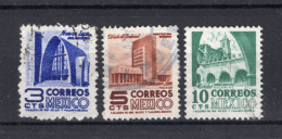 MEXICO Yt. 627/629° Gestempeld 1950-1952 - Mexique