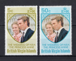 VIRGIN ISLANDS Yt. 258/259 MNH 1973 - Iles Vièrges Britanniques