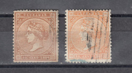 Cuba (Antillas) 1869 - 10, 20c, Vf Used (e-506) - Cuba (1874-1898)