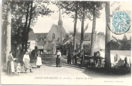 C. P. A. : 41 : SARGE SUR BRAYE : Entrée Du Pays, Animé, Timbre En 1905 - Other & Unclassified