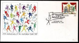 AUSTRALIA Yt. 25th Anniversary Of The Australian Ballet 2 Sept. 1987 - Storia Postale
