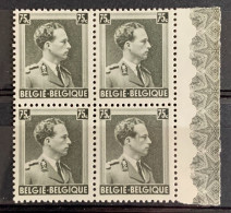 België, 1938, 480-V3, Postfris **, OBP 16€ - 1931-1960