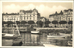 10875492 Genf GE Genf Hotel Belle Vue Boot *  - Autres & Non Classés
