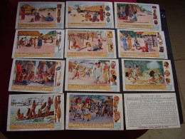 Original Old Cards Chromos Liebig S 1304 Peuplades Congolaises Complet - Liebig