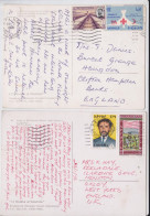 Ethiopie Ethiopia Addis Ababa Carte Postales Timbre League Of Red Cross Society Stamp Air Mail Postcard Lot Of 2 - Ethiopie