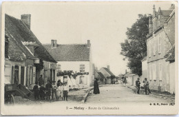 C. P. A. : 41 : MOISY : Route De Châteaudun, Animé, Timbre En 1905 - Other & Unclassified