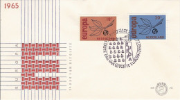 PAYS BAS HOLLANDE NEDERLAND NIEDERLAND EUROPA CEPT 1965 FDC ERSTTAG 1 ER JOUR GRAVENHAGE - 1965