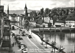 10875387 Zuerich Zuerich Rudolf Brun Bruecke Schipfe St Peter Fraumuenster Stras - Sonstige & Ohne Zuordnung