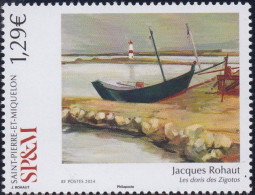 SP&M/St Pierre Et Miquelon 2024 CULTURE Art. Painting. Boat/ Le Doris Des Zigotos - Fine Stamp MNH - Ungebraucht