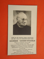 Priester - Pastoor Georges Vander Stichele Geboren Te Gullegem 1878  Overleden Te Dadizele  1963   (2scans) - Religión & Esoterismo