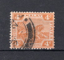 MALAY STATES FEDERATED Yt. 58° Gestempeld 1921-1934 - Federated Malay States