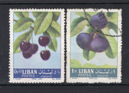 LIBAN Yt. 216/217° Gestempeld 1962 - Líbano