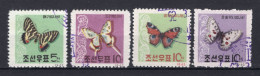 KOREA-NOORD Yt. 369/372° Gestempeld 1962 - Corea Del Norte