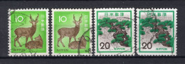 JAPAN Yt. 1033/1034° Gestempeld 1971-1972 - Usati