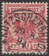 Deut. Reich: 1889, Mi. Nr. 47, Freimarke: 10 Pfg. Reichsadler Im Kreis, Tagesstpl.  KOTZSCHENBRODA - Ungebraucht