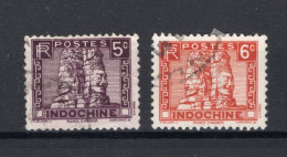 INDOCHINE Yt. 159/160° Gestempeld 1931-1939 - Usados