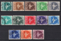 INDIA Yt. 95A/104° Gestempeld 1958-1963 - Used Stamps