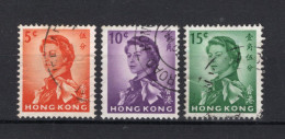 HONG KONG Yt. 194/196° Gestempeld 1962-1967 - Oblitérés