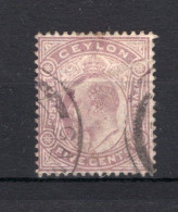 CEYLON Yt. 158° Gestempeld 1904-1905 - Ceylan (...-1947)