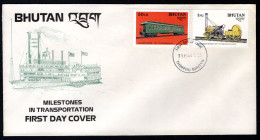 BHUTAN Yt. 790/791 FDC 1988 - Bhután
