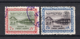 ARABIE SAOUDITE Yt. 171/171A° Gestempeld 1961 - Saudi-Arabien