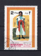 AJMAN-MANAMA Yt. PA9H° Gestempeld Luchtpost 1968 - Ajman