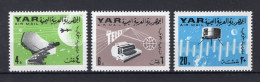 YEMEN Y.A.R. Yt. PA63/65 MH Luchtpost 1966 - Yémen
