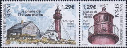 SP&M/St Pierre Et Miquelon 2024 ARCHITECTURE Buildings. Structures LIGHTHOUSES - Fine Set MNH - Unused Stamps