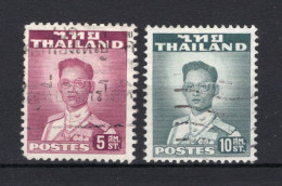 THAILAND Yt. 272/273° Gestempeld 1951-1959 - Tailandia