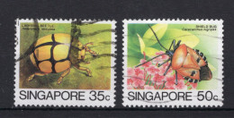 SINGAPORE Yt. 460/461° Gestempeld 1985 - Singapour (1959-...)