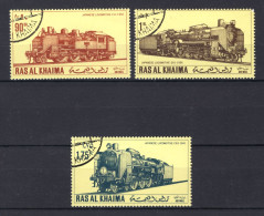 RAS AL KHAIMA Yt. PA78A/C° Gestempeld Luchtpost 1971 - Ra's Al-Chaima
