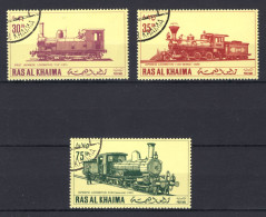 RAS AL KHAIMA Yt. 71A/C° Gestempeld 1971 - Ra's Al-Chaima