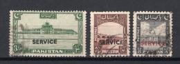 PAKISTAN Yt. S20/22° Gestempeld Dienstzegel 1948 - Pakistán