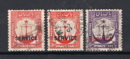 PAKISTAN Yt. S14/15° Gestempeld Dienstzegel 1948 - Pakistán