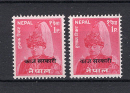 NEPAL Yt. S13 MNH Dienstzegel 1962 - Népal