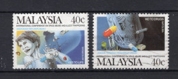 MALAYSIA Yt. 379/380° Gestempeld 1987 - Malesia (1964-...)