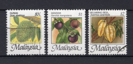 MALAYSIA Yt. 345/347° Gestempeld 1986 - Malaysia (1964-...)