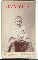 CARTE CDV - Phot. R. Ener  Paris - Portrait D'un Bébé, à Identifier - Tirage Aluminé 19 ème - Antiche (ante 1900)