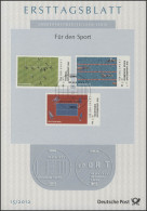 ETB 15/2012 Für Den Sport, Fussball, Schwimmen, Tischtennis, Olympische Spiele - 2011-…