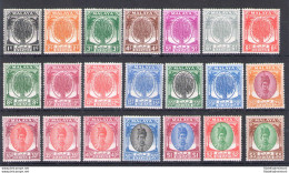 1950 Kedah - Stanley Gibbons N. 76/90 - Serie Di 21 Valori - MH* - Other & Unclassified