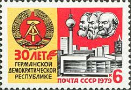 Russia USSR 1979 30th Anniversary German Democratic Republic. Mi 4888 - Unused Stamps