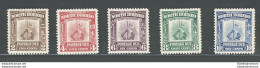 1939 NORTH BORNEO BMA, D 85/89 5 Valori MLH** - Andere & Zonder Classificatie
